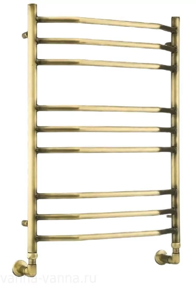 Полотенцесушитель водяной Domoterm Лаура П9 500х700 античная бронза