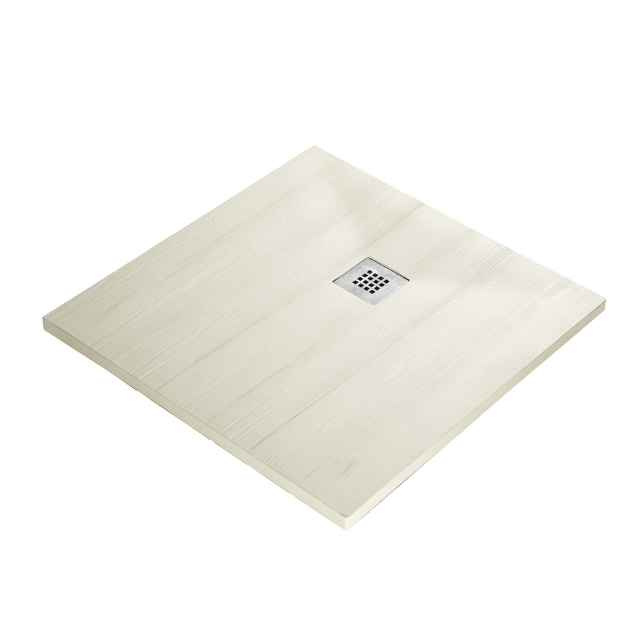 Поддон для душа WasserKraft Aller 10T03 90х90 квадратный, из искусственного камня, слоновая кость матовая Поддон для душа WasserKraft Aller 10T03 90х90 квадратный, из искусственного камня, слоновая кость матовая