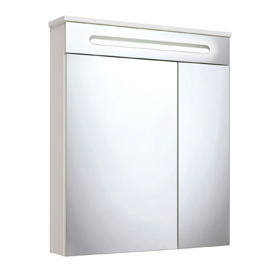 Зеркало-шкаф Runo Парма 60 белый