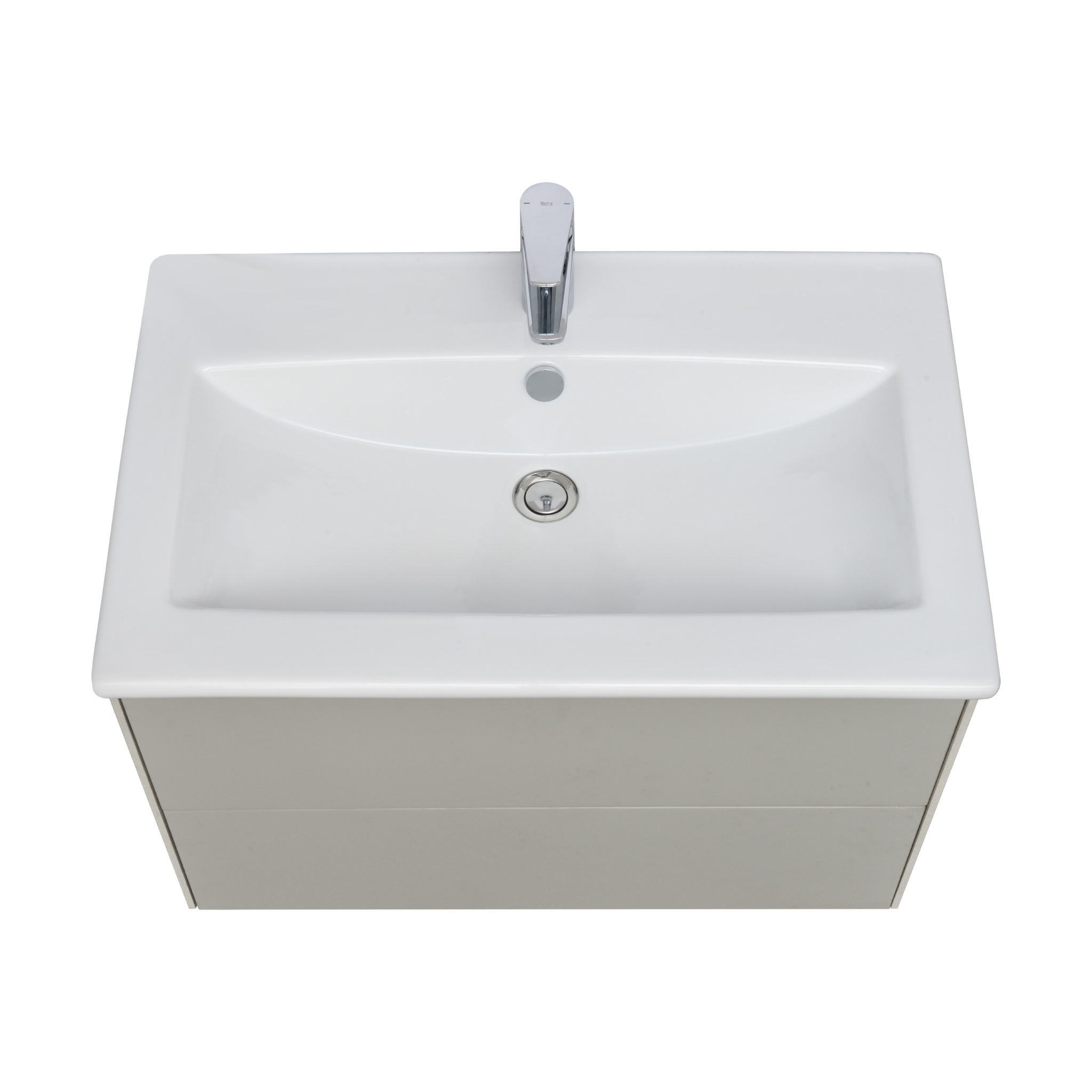 Тумба Aquaton Сохо 75 с раковиной Элина 75 подвесная, слэйт/галька серая