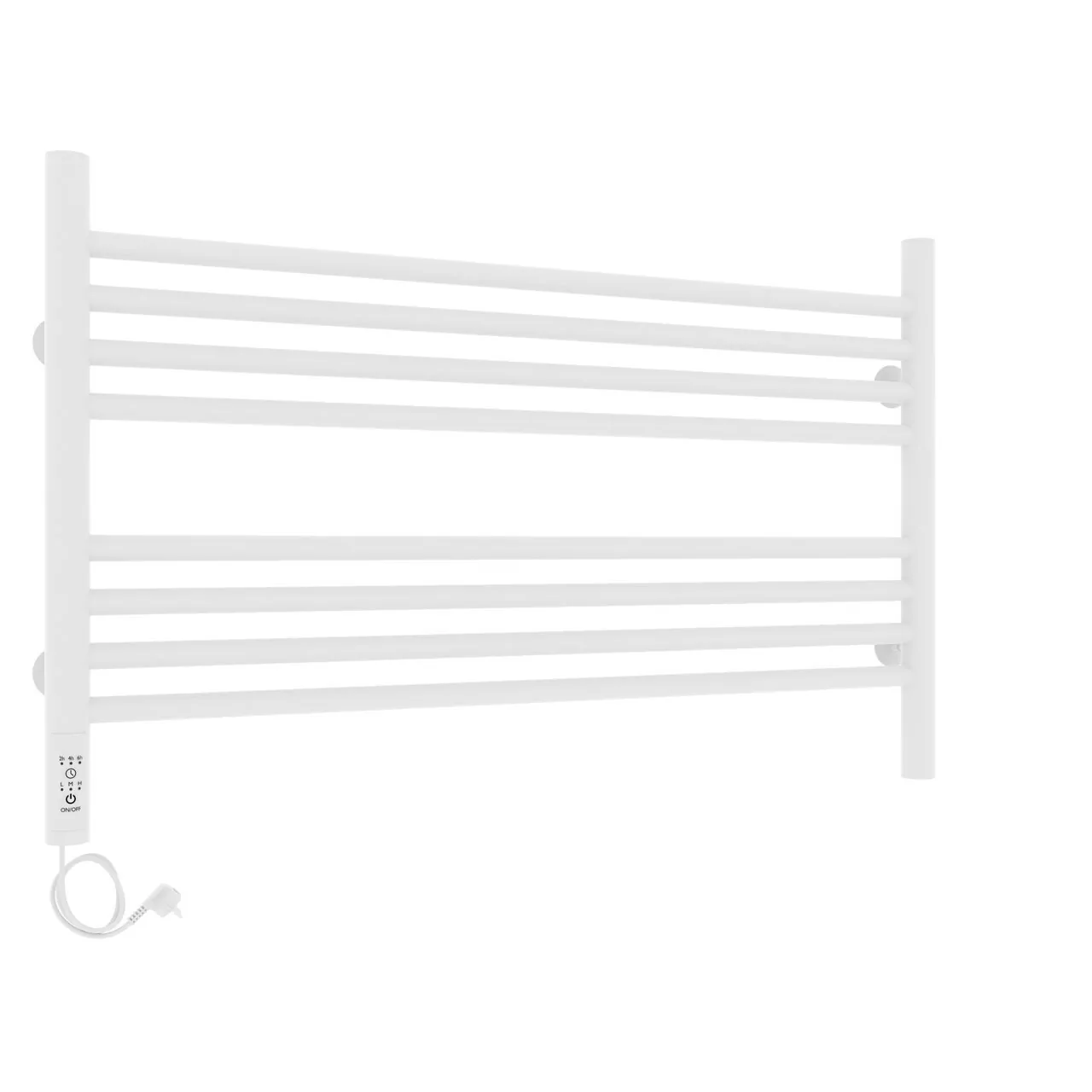 Полотенцесушитель электрический Laris Оливия ЧК8 800х500 левый, белый матовый