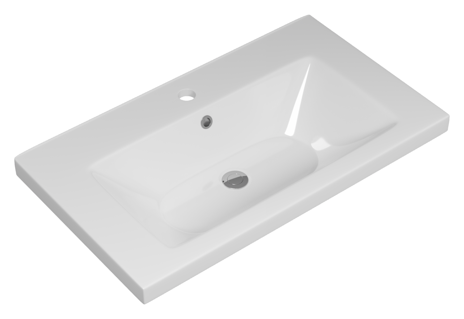 Тумба с раковиной Brevita Alicante 80 подвесная, капучино