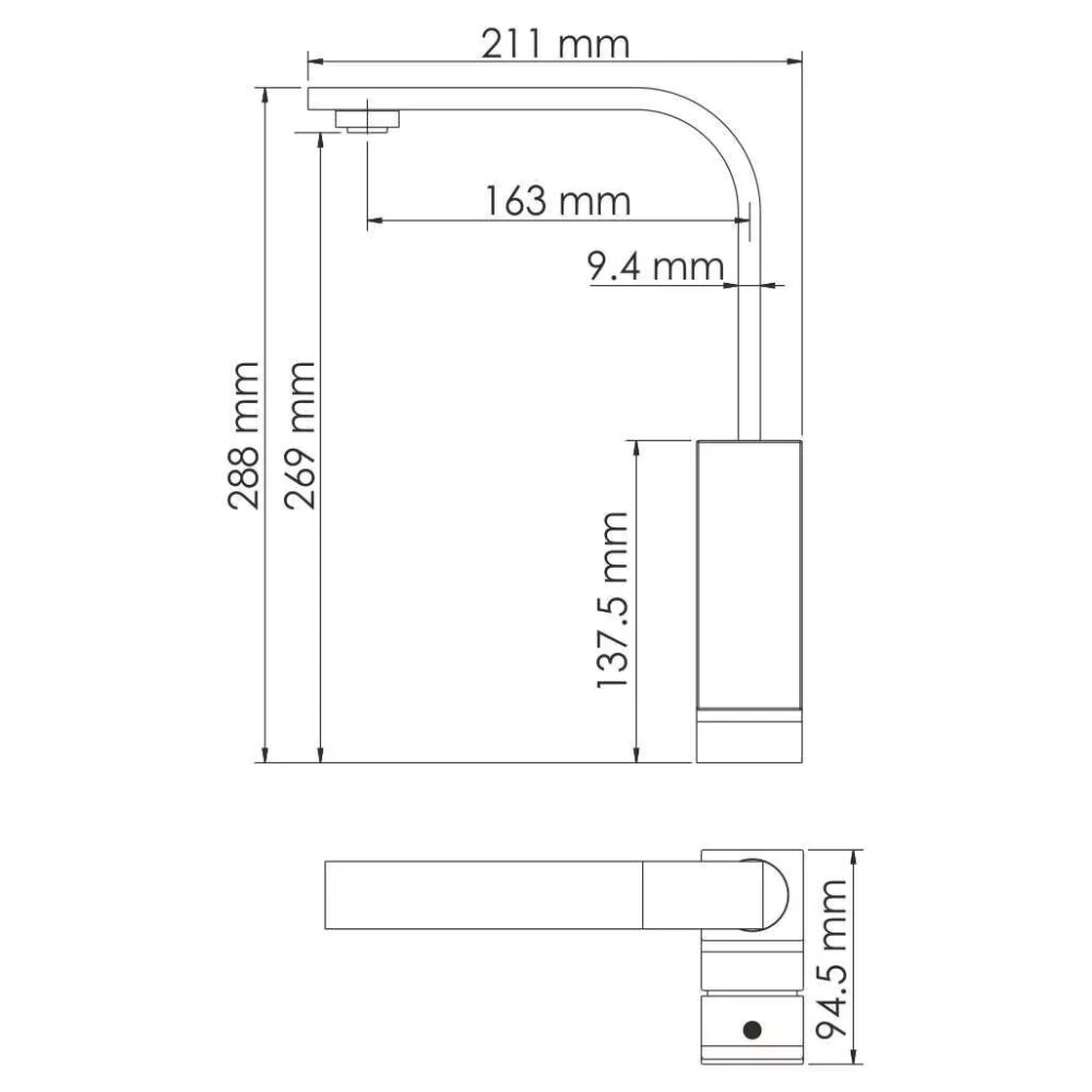 Смеситель для кухни WasserKraft Abens 2007 черный Soft-touch от магазина Vanna-Vanna.ru!