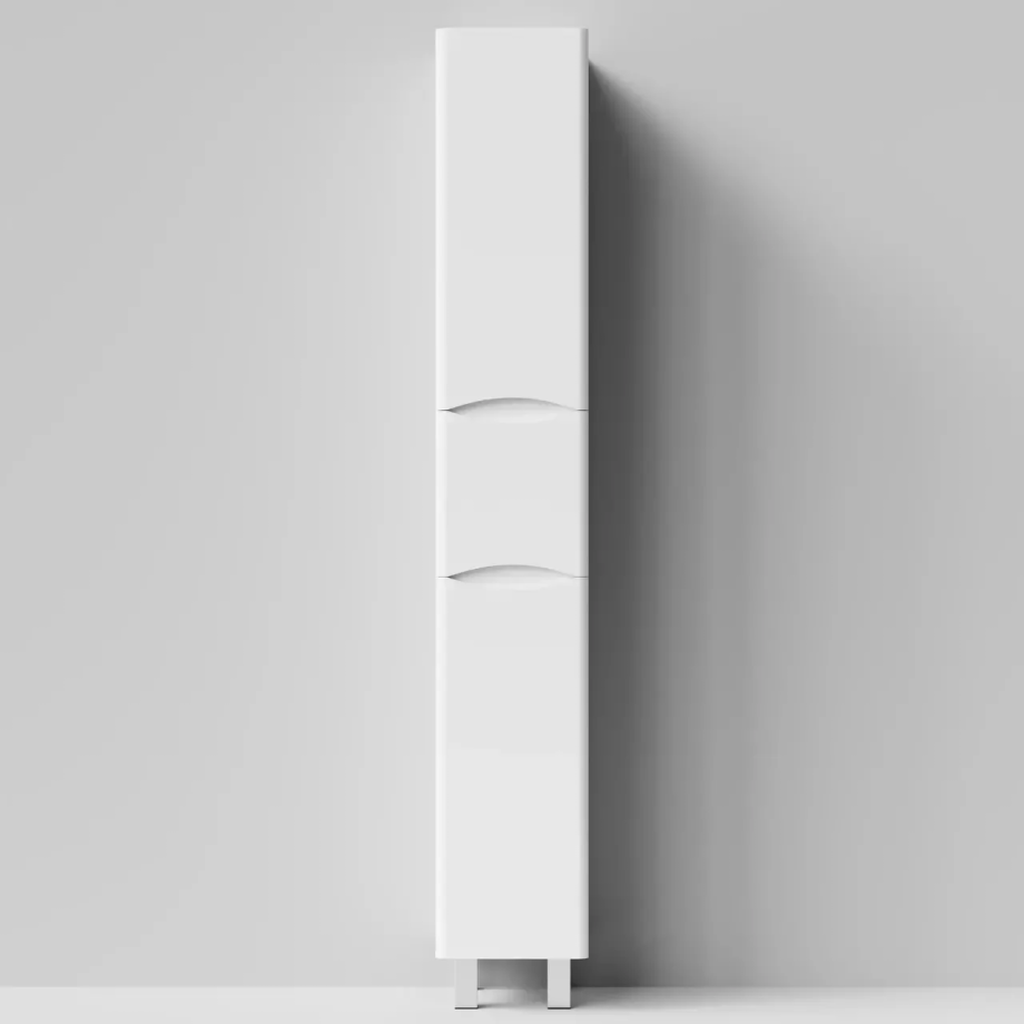 Пенал Vod-ok Адель 30 L/R, 2 двери, 1 ящик, напольный, белый + 13 цветов