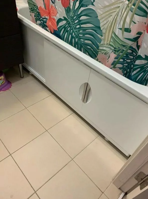 Экран под ванну Alavann Monaco Still 170 раздвижной белый