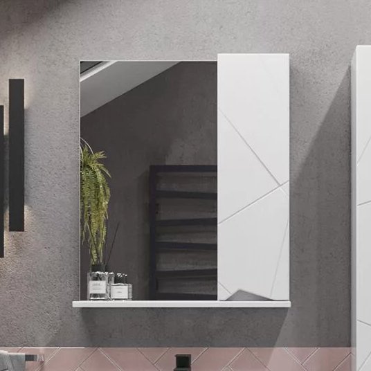 Зеркальный шкаф SanStar Каскад/Линни 60 белый