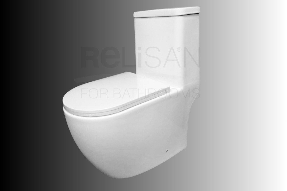 Унитаз-моноблок напольный MM 811/смыв, Торнадо, Plus