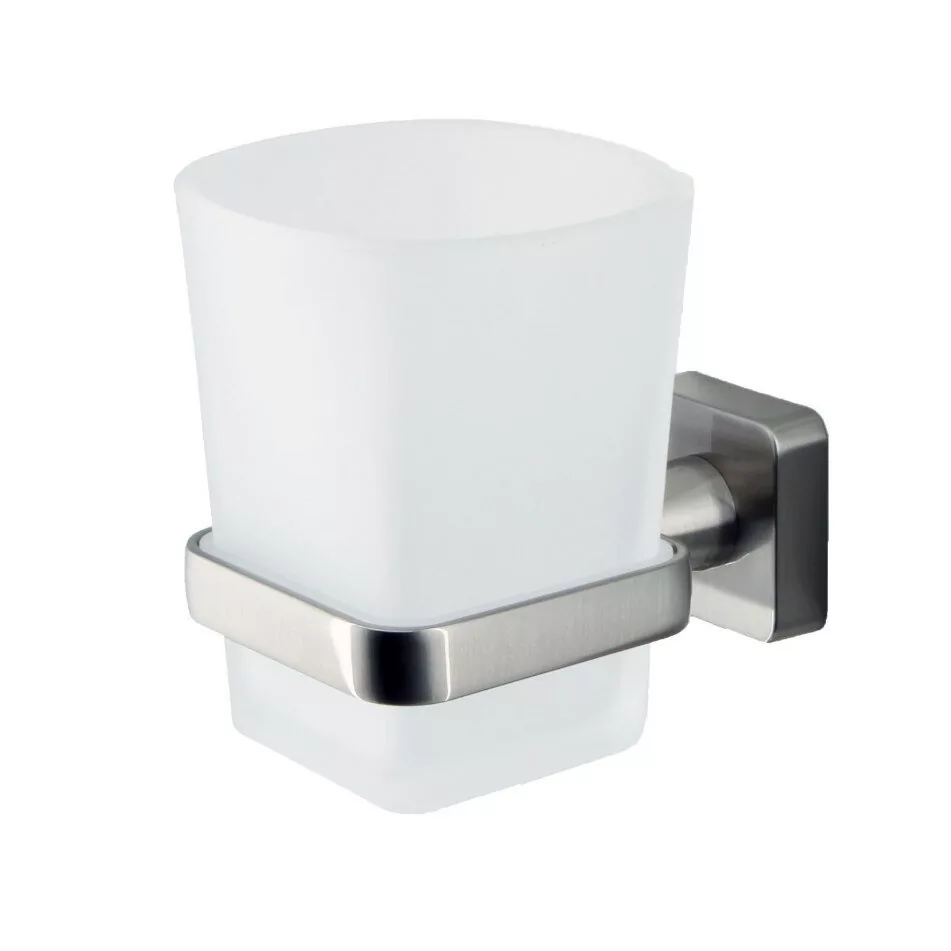 Стакан для щеток WasserKraft Rhin K-8728 никель