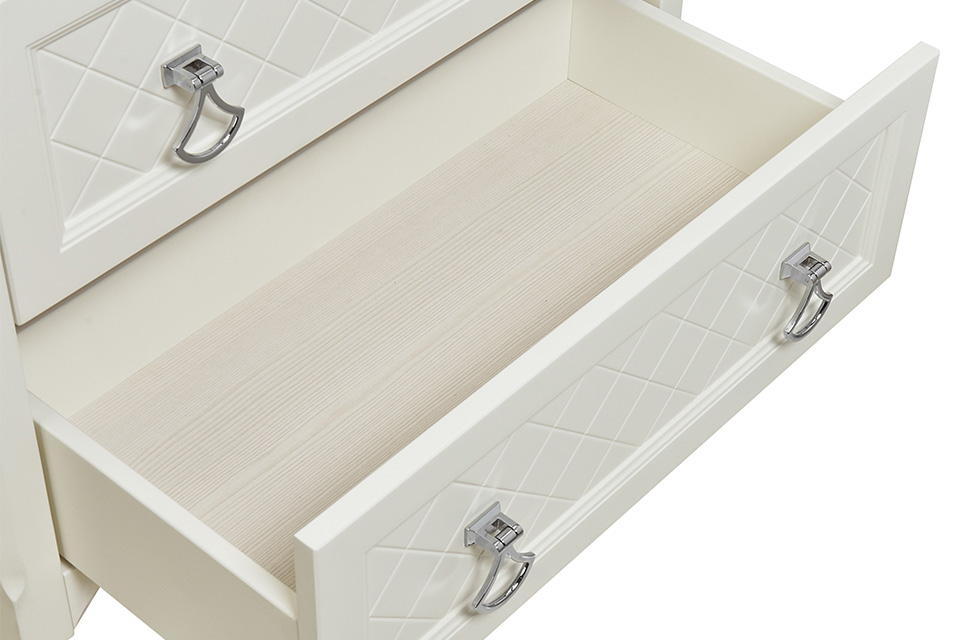 Мебель для ванной ASB Woodline Верано 85 комплект, подвесной, бежевый, хром