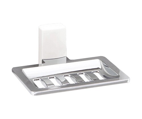 Мыльница WasserKraft Leine K-5069WHITE хром, белый