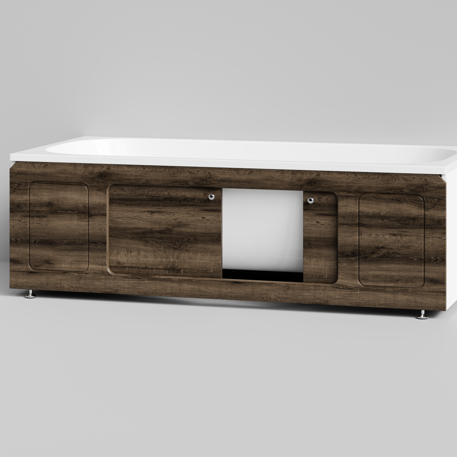 Экран под ванну Vod-ok Лидер 180 раздвижной Дуб крымский коричневый