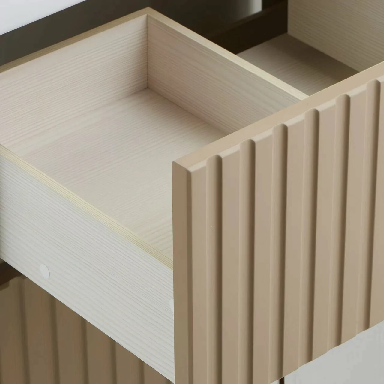 Тумба с раковиной Asb-Woodline Риола 80 подвесная, капучино