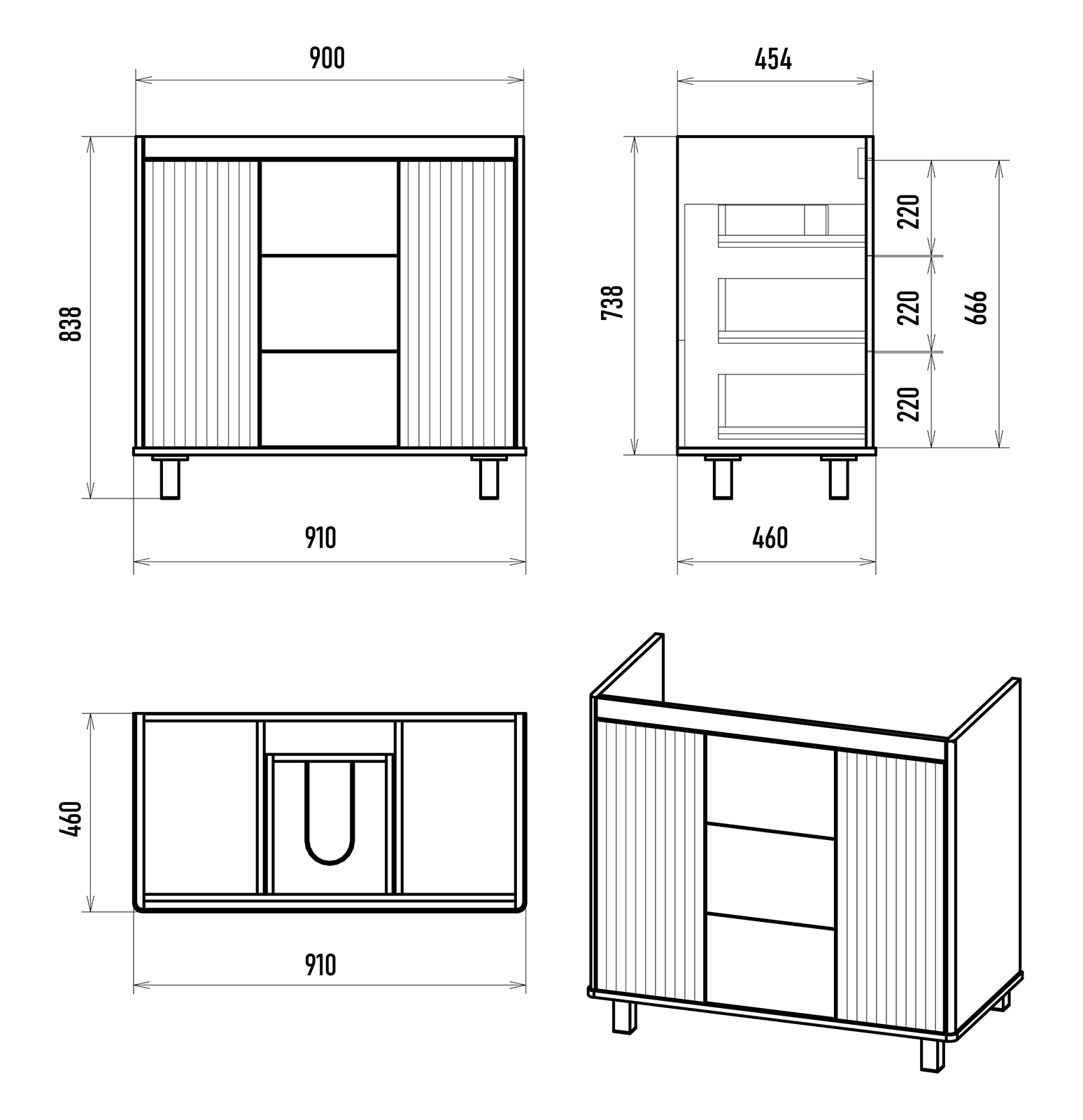 Тумба с раковиной Brevita Risacca Pistachio 90 напольная, фисташковый