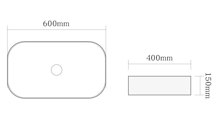 Раковина SantiLine SL-1017 накладная, белая