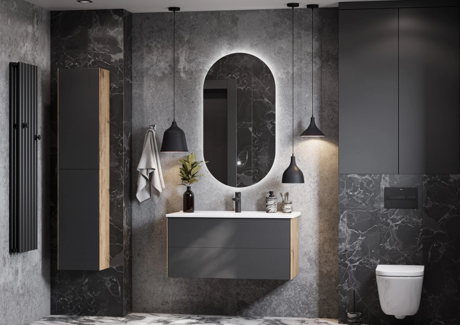 Зеркало AQUATON Альто с подсветкой 50