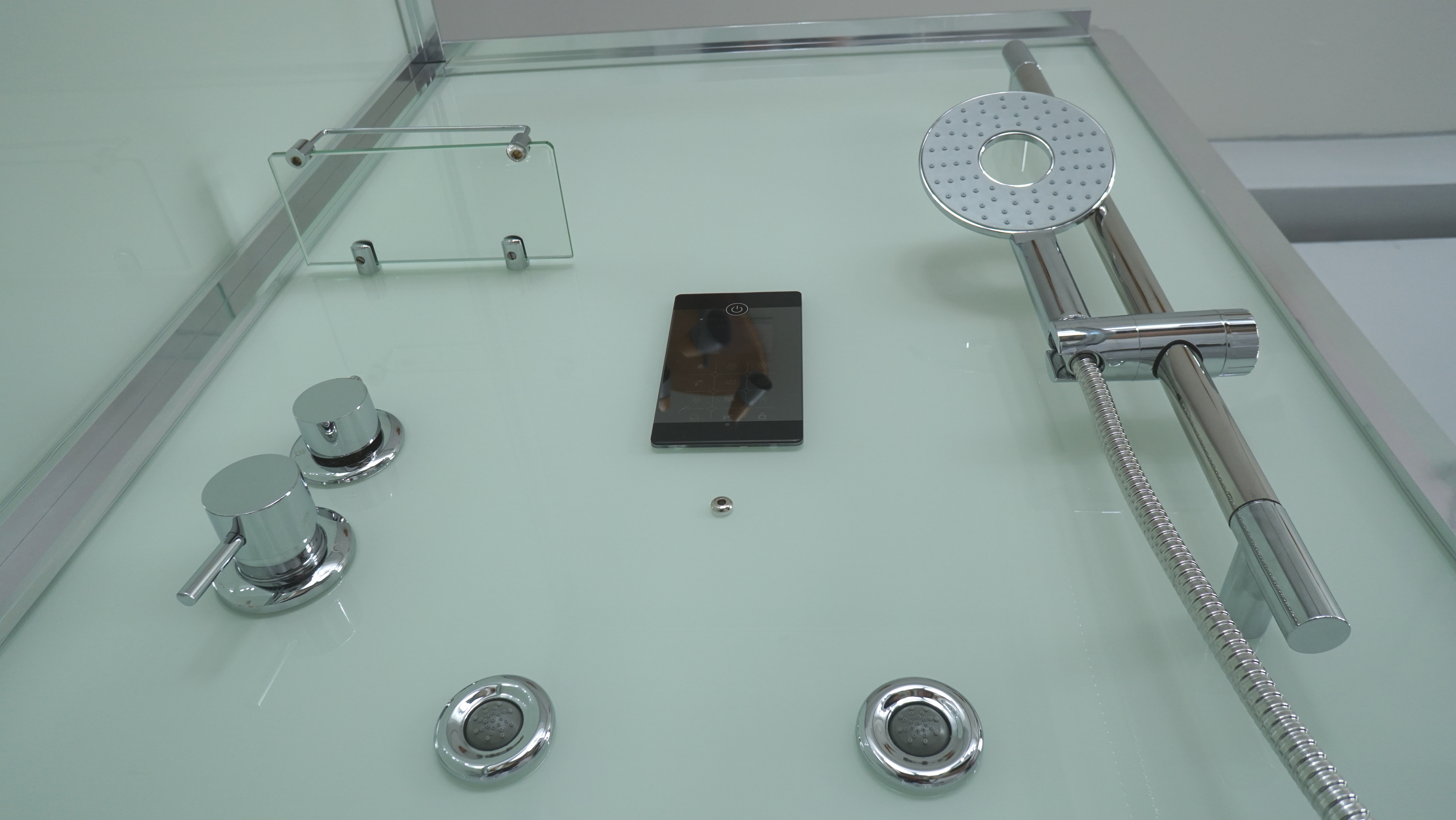 Душевая кабина Timo Premium PURO (90*120*220), стульчик прозрачный