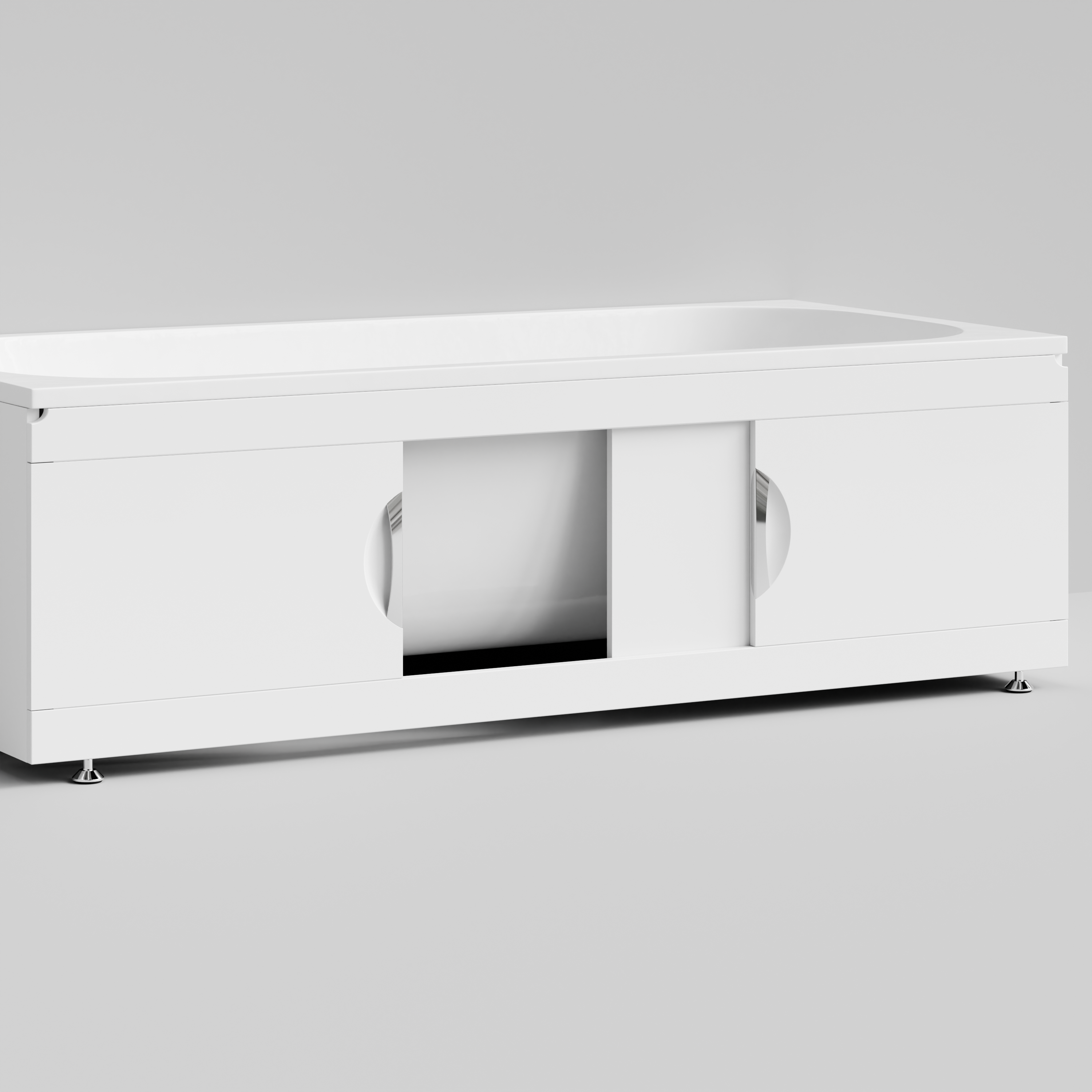 Экран под ванну Vod-ok Топ 180 раздвижной белый + 15 цветов