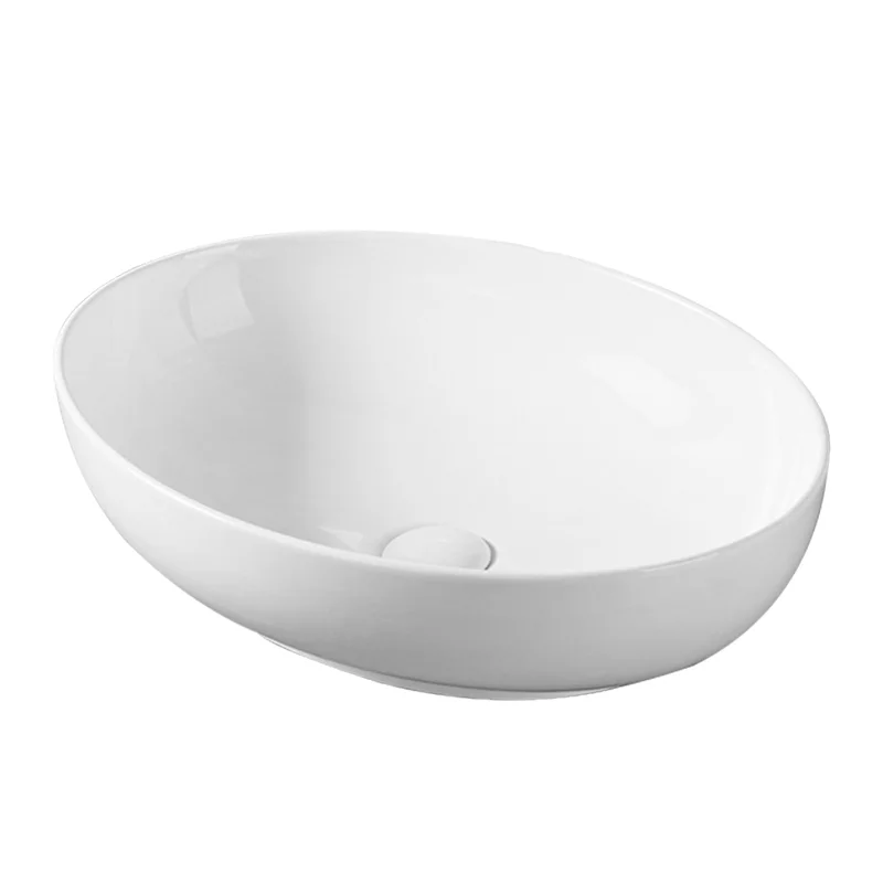 Раковина SantiLine SL-1104 накладная, белая