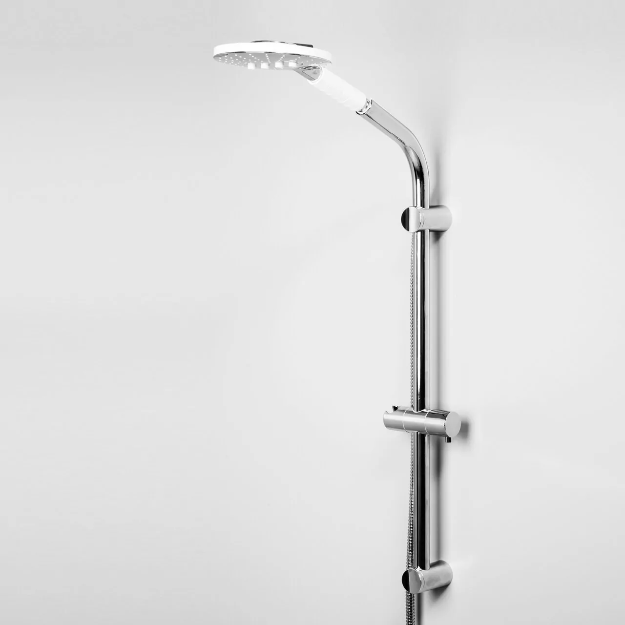 Штанга для душа WasserKraft A044 с лейкой и шлангом, хром