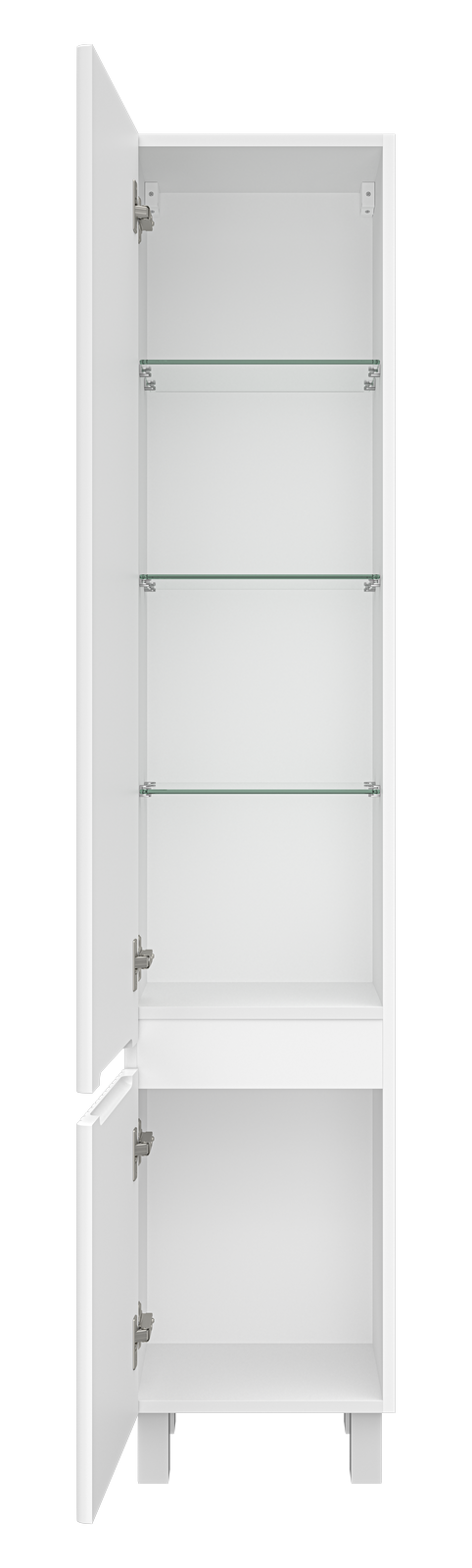 Пенал Brevita Victory 35 напольный/подвесной, L, белый