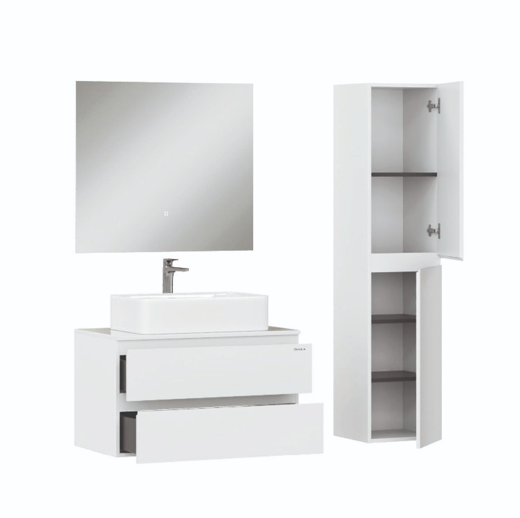 Пенал Onika Алеста 35 L/R подвесной, белый