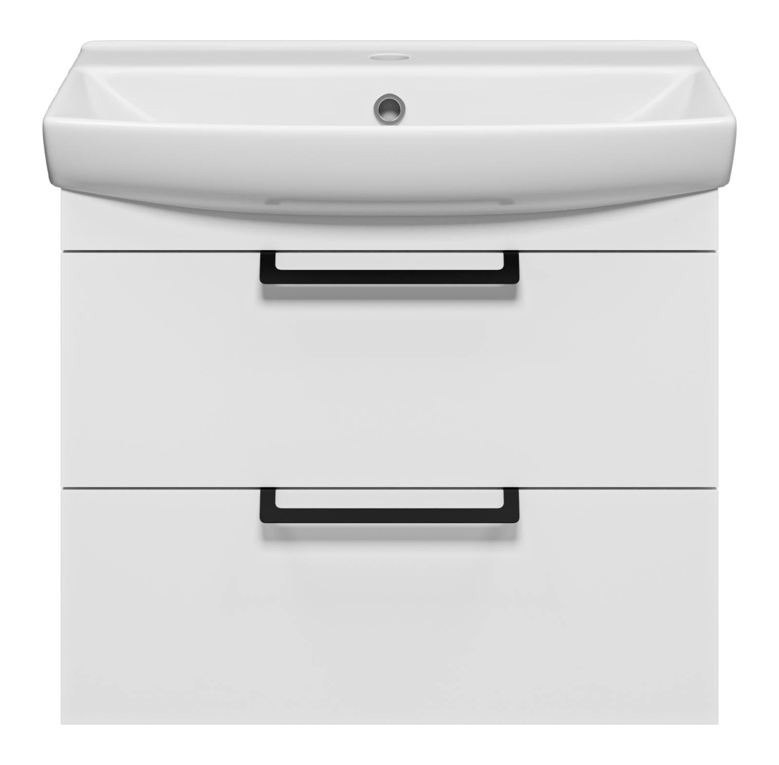 Тумба с раковиной Misty Клермонт 60 подвесная, белый