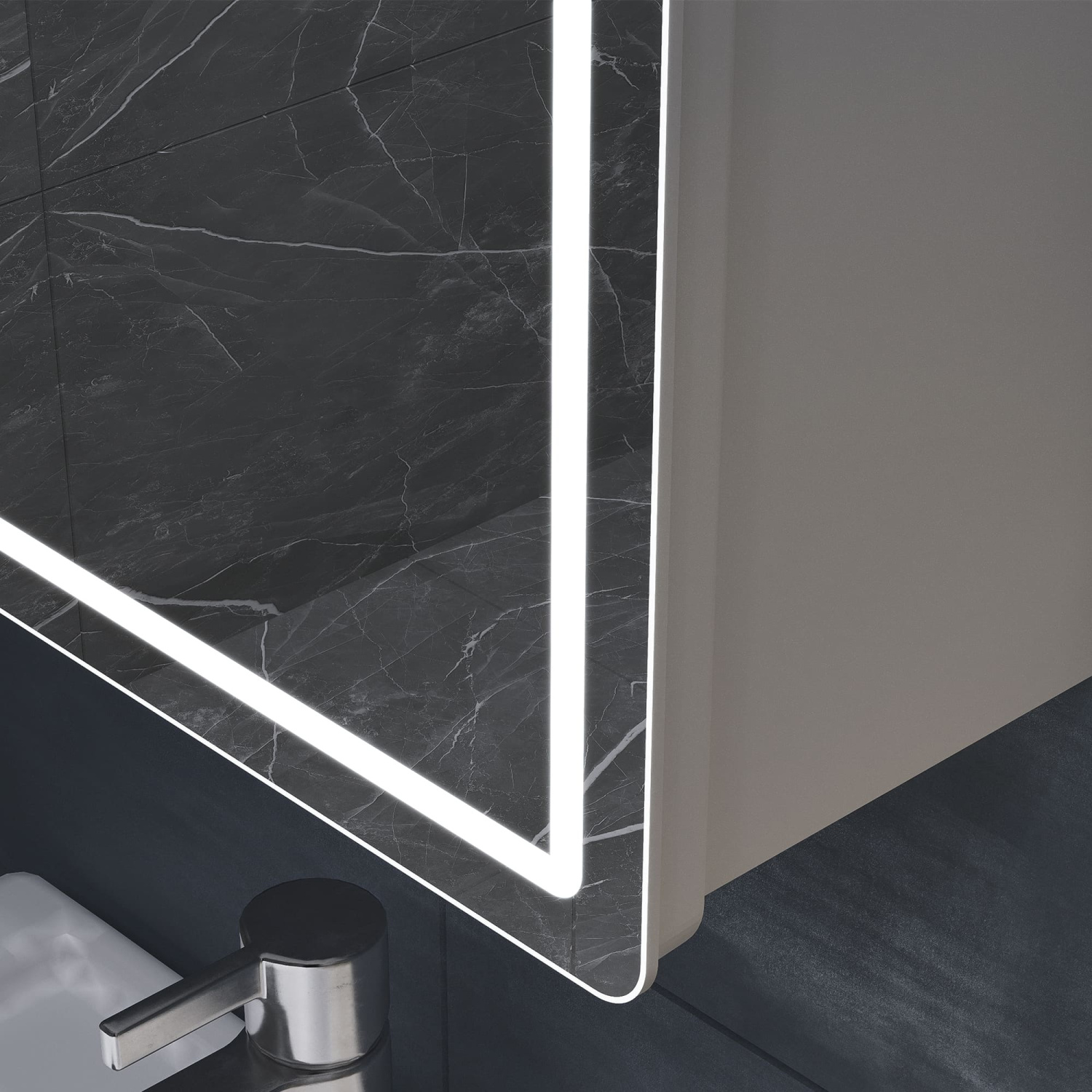 Зеркало Vigo Geometry Comfort 500 свет, сенсор, антизапотевание