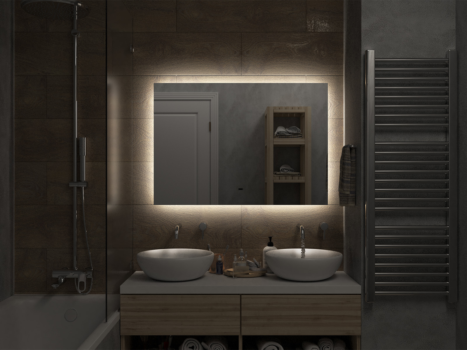 Зеркало Misty Нембус 1000x700