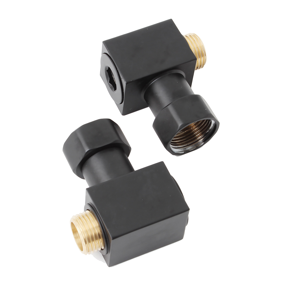 Полотенцесушитель водяной Domoterm Квадро Плюс П6 400x800 черный