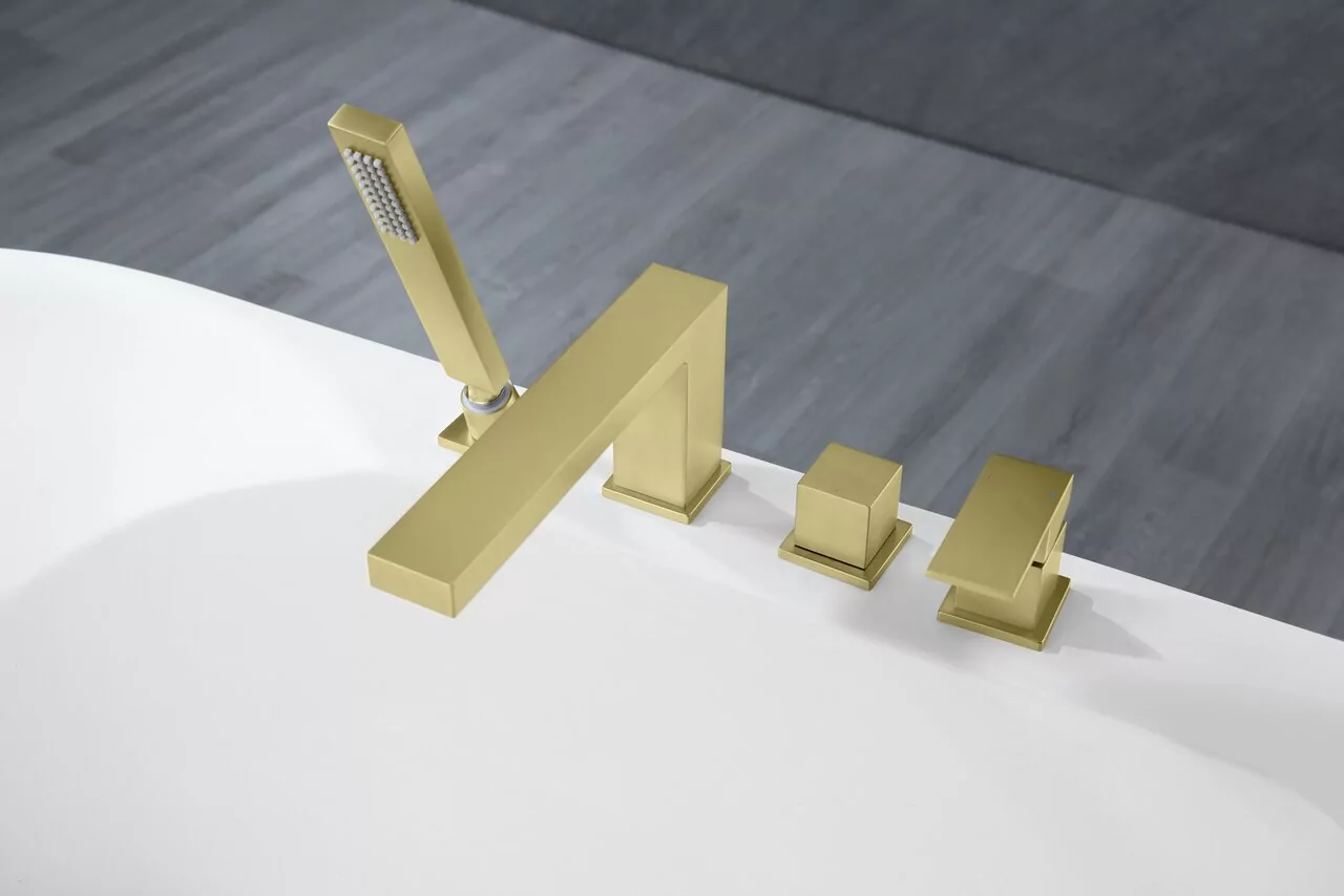 Смеситель на борт ванны Timo Selene 2130/17Y с матовое золото