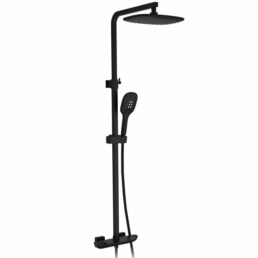 Душевая стойка Timo Helmi SX-1170/03 черный матовый