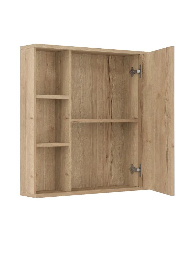 Зеркало-шкаф Onika Легран 90 универсальное, дуб галифакс