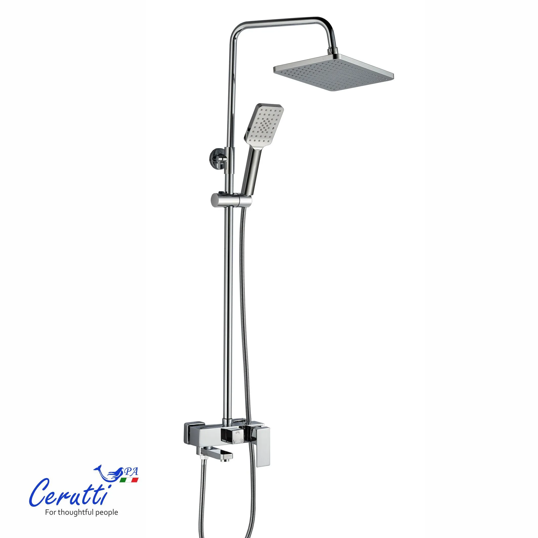 Душевая сиситема Ceruttispa CLELIA RS из латуни, цвет хром