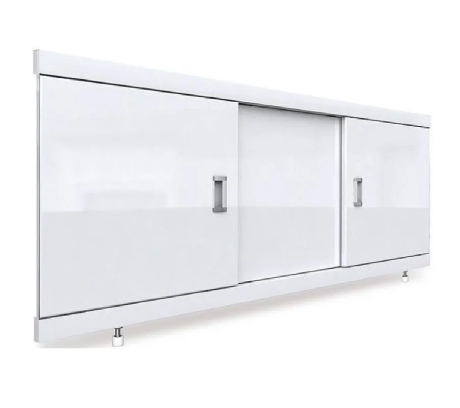 Экран под ванну Emmy Виктория 150 раздвижной белый