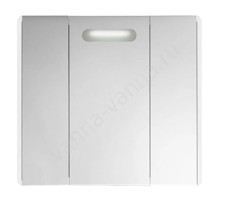 Зеркало-шкаф Vod-ok Elite Флорена 80 свет, белый