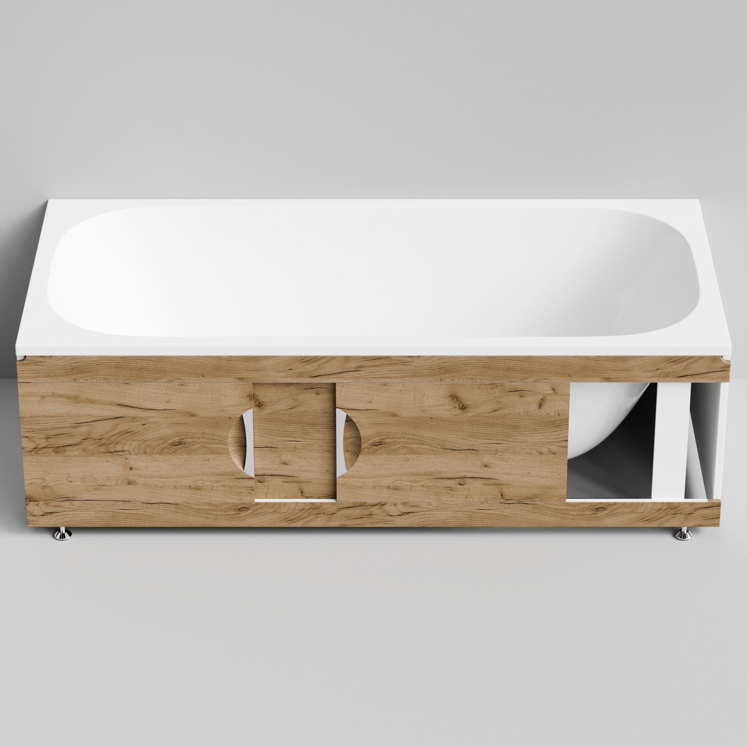 Экран под ванну Vod-ok Топ 180 раздвижной Дуб Тортуга