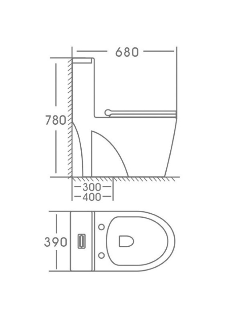 Унитаз Stella Polar Таррагона KN6224000 напольный, белый