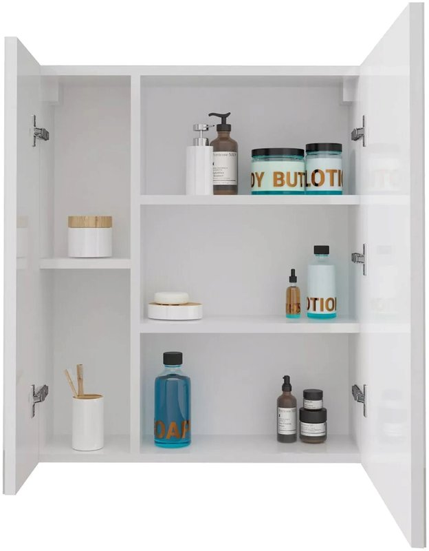 Зеркальный шкаф подвесной SanStar Универсальный 60 правый белый