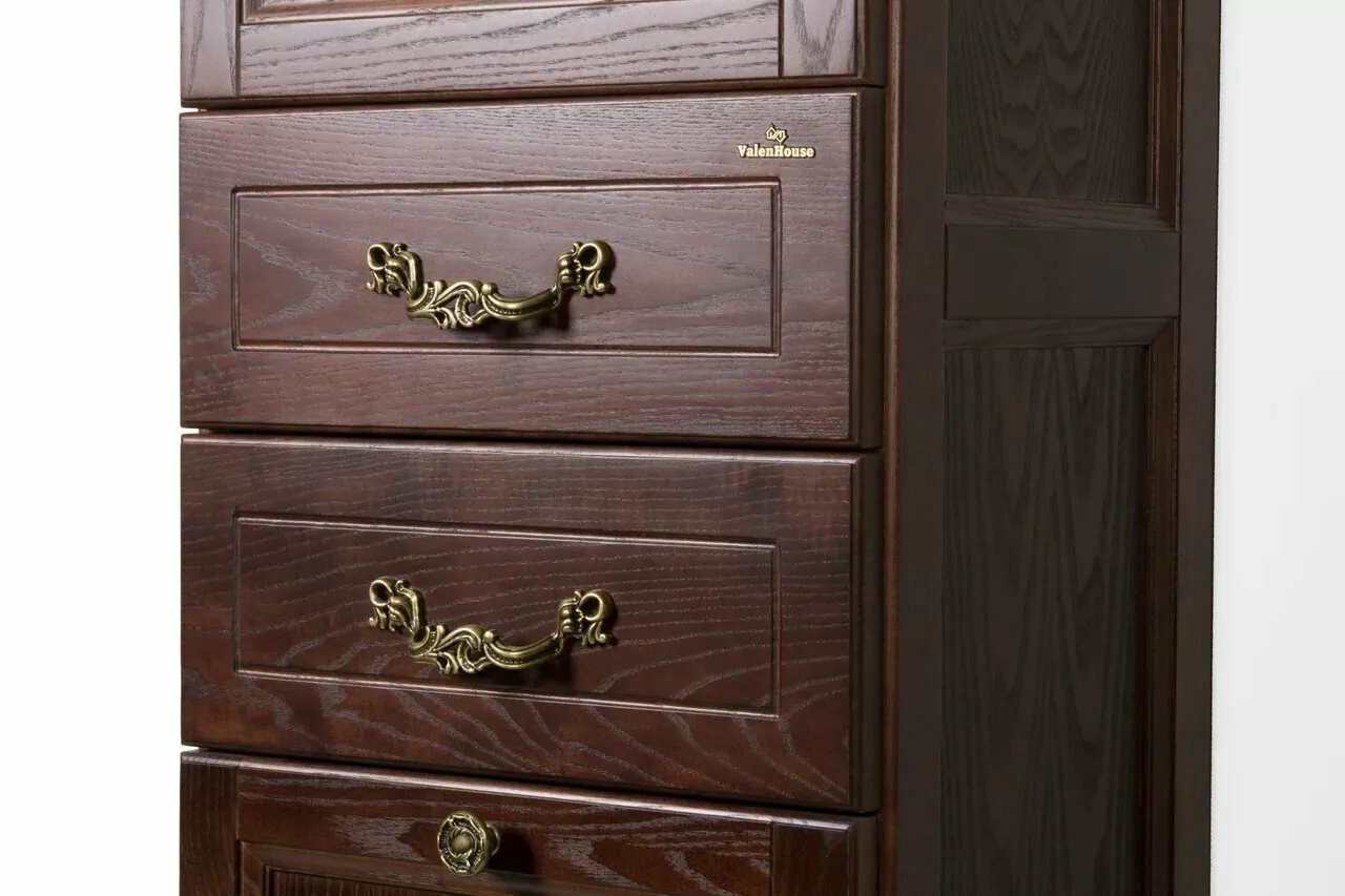 Пенал напольный ValenHouse Эллина 40 R с корзиной, кальяри, бронза