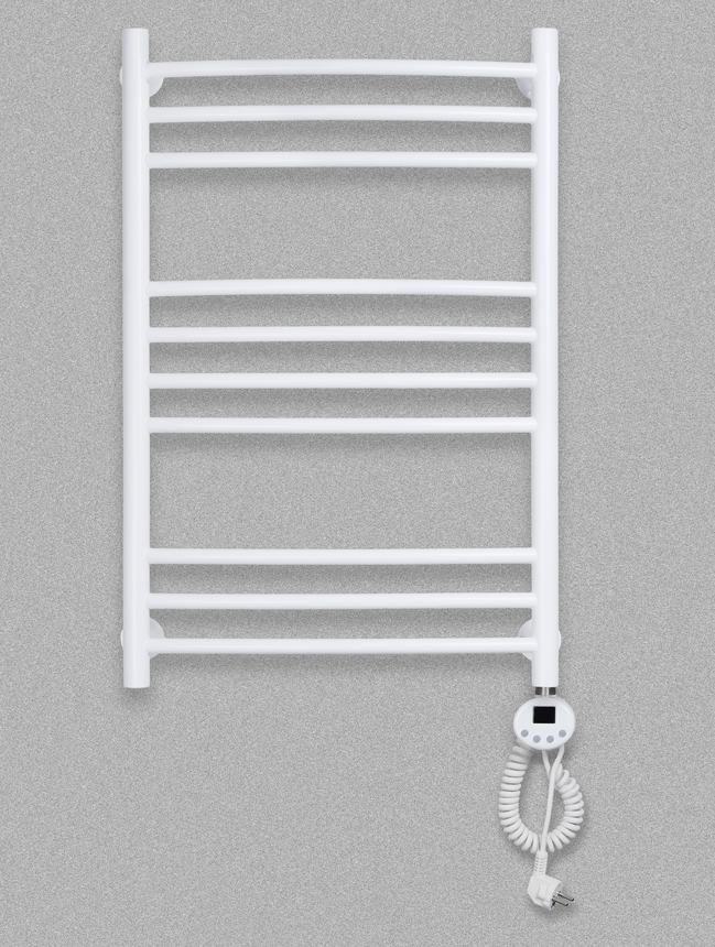 Полотенцесушитель электрический Domoterm Калипсо П10 500x800 R правый, белый матовый