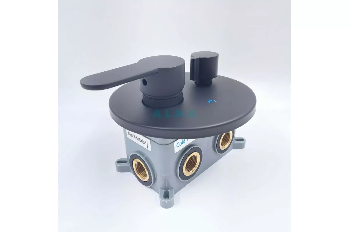 Душевой комплект ALMAes Sakari TVZ-0890 черный матовый