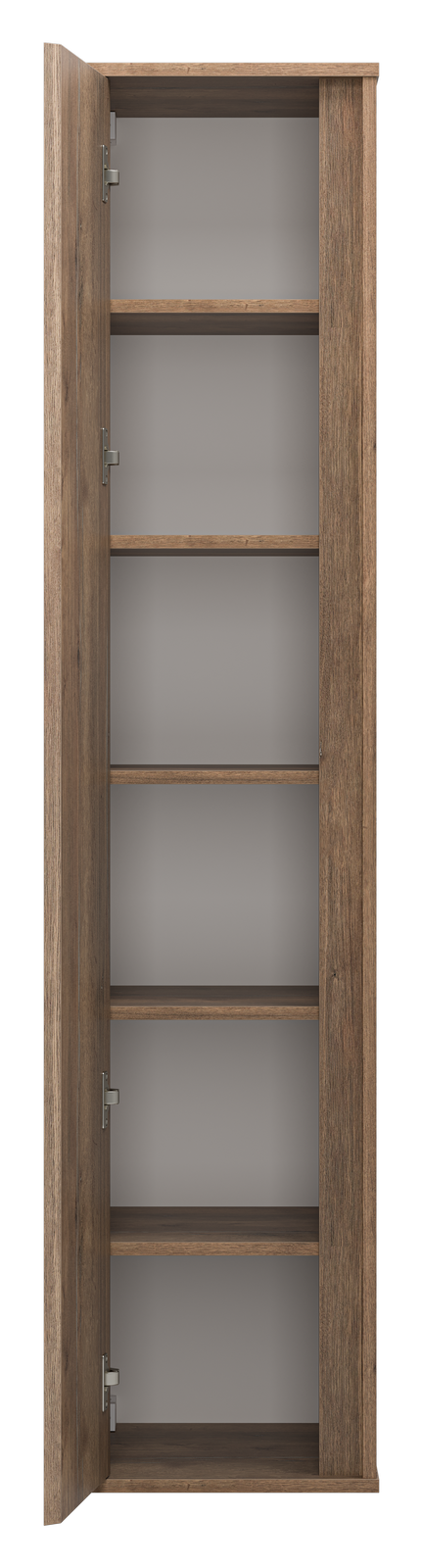 Пенал Brevita Dallas 35 подвесной, L/R, дуб галифакс олово