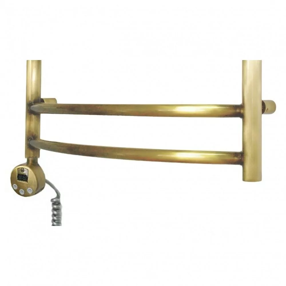 Полотенцесушитель электрический Domoterm Калипсо П12 500x985 L левый, античная бронза