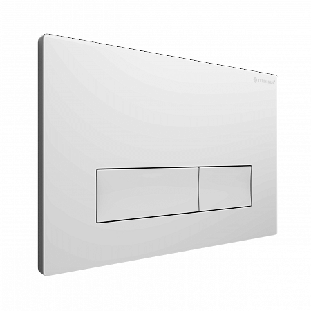 Клавиша смыва для инсталляции Terminus Classic кнопка прямоугольник, цвет белый