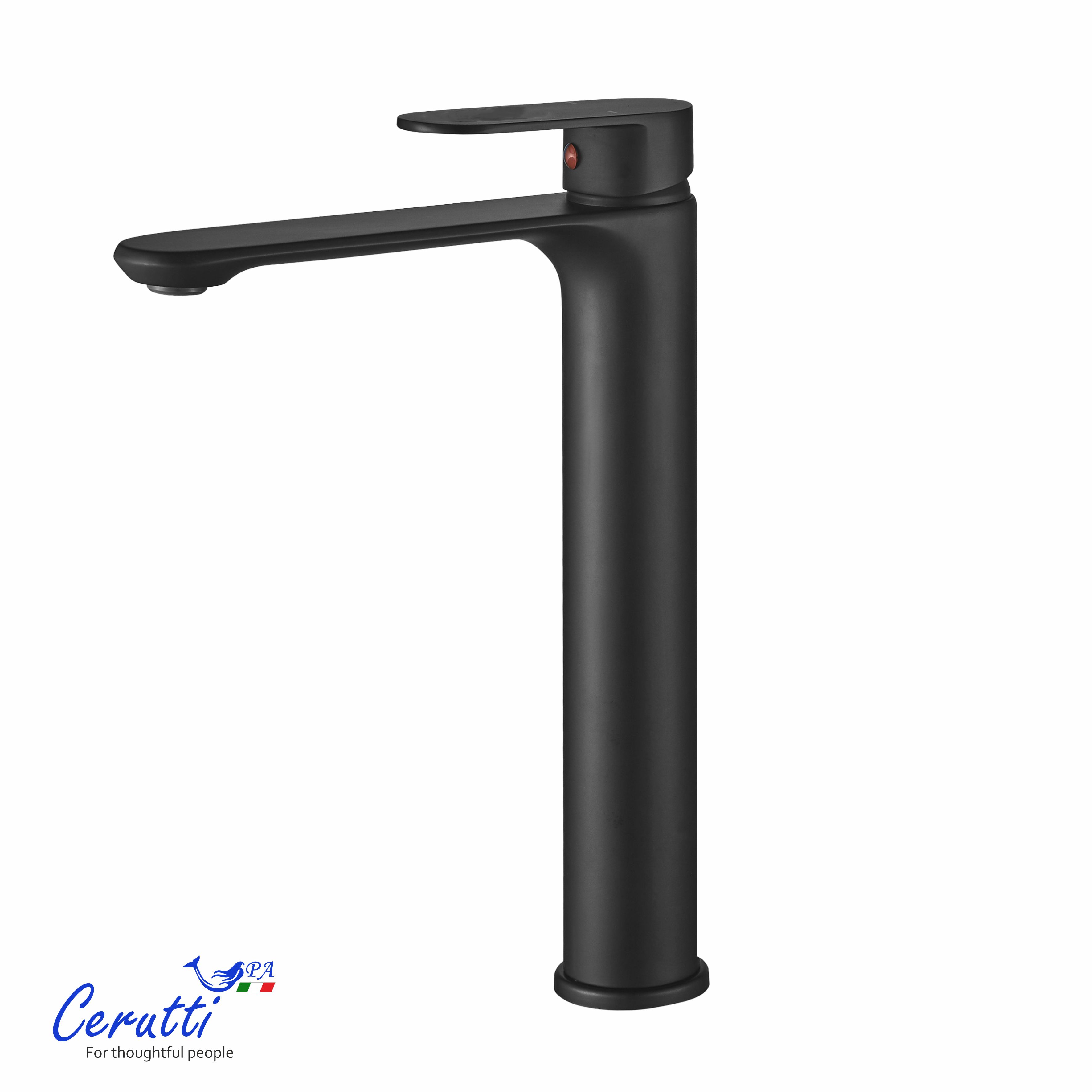 Смеситель для раковины Ceruttispa Орацио XLMB (ORAZIO XLMB) из латуни, цвет черный матовый