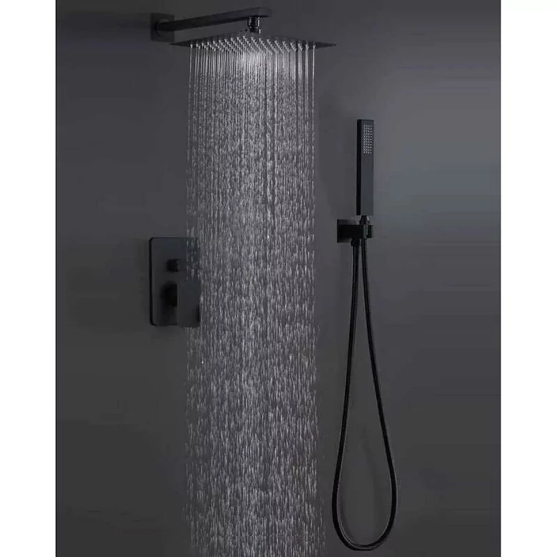 Душевой комплект ALMAes Leine TVZ-0810 черный матовый