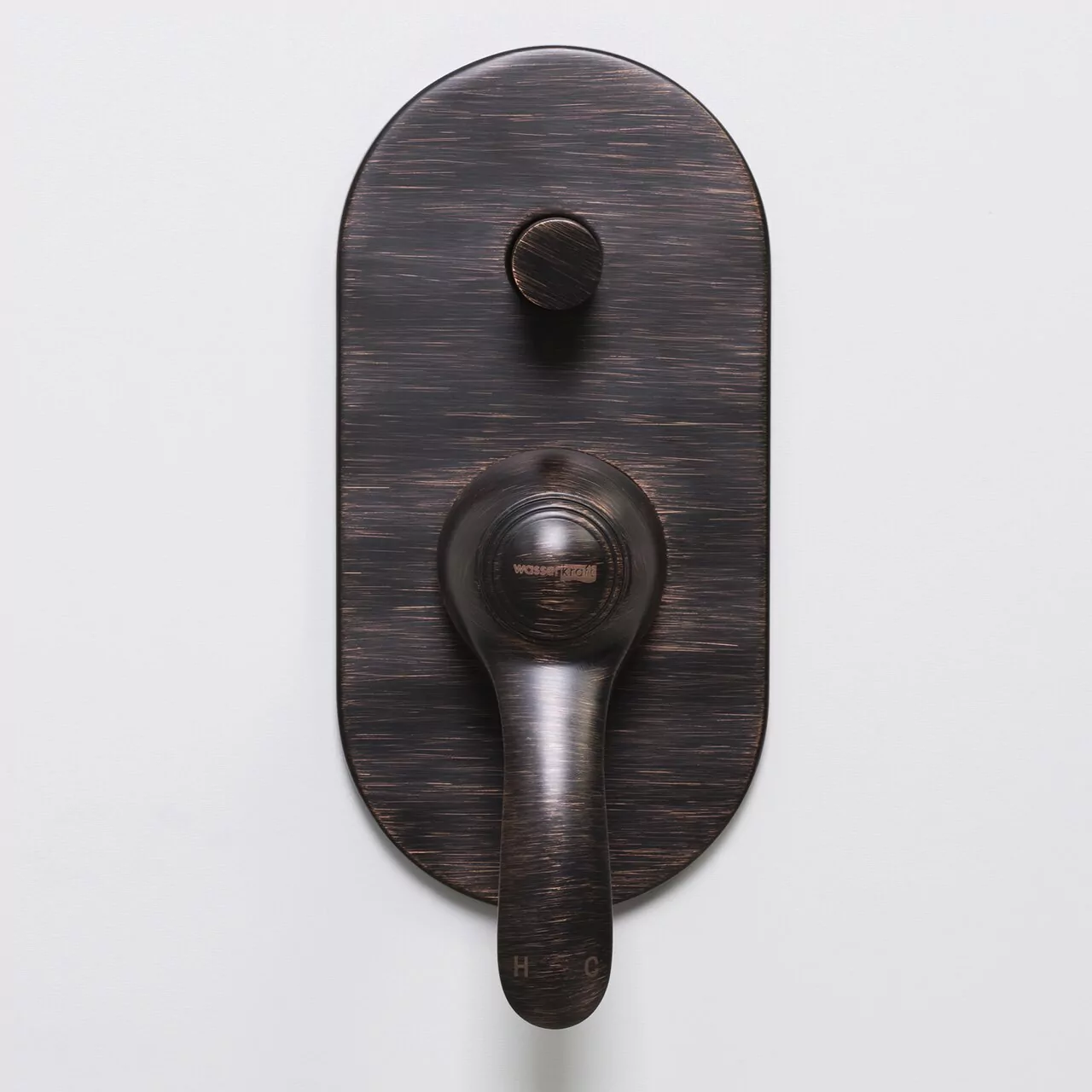 Смеситель с переключателем WasserKraft Isar 1361 встраиваемый, на 2 выхода, темная бронза