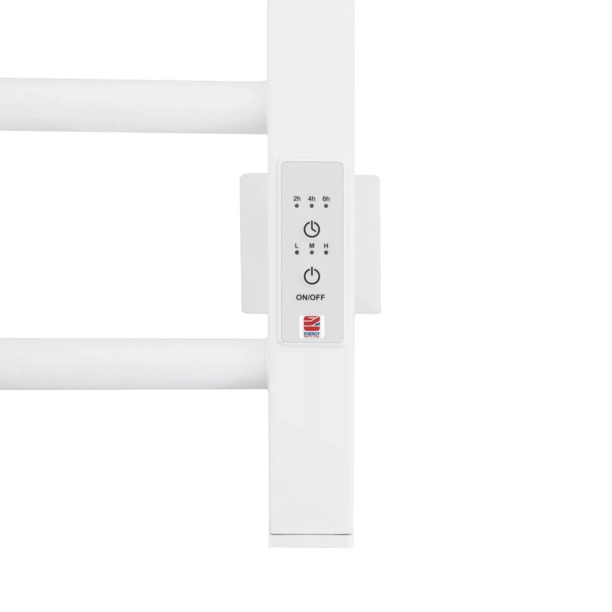 Полотенцесушитель электрический Energy Relo 800x500 с таймером, белый матовый