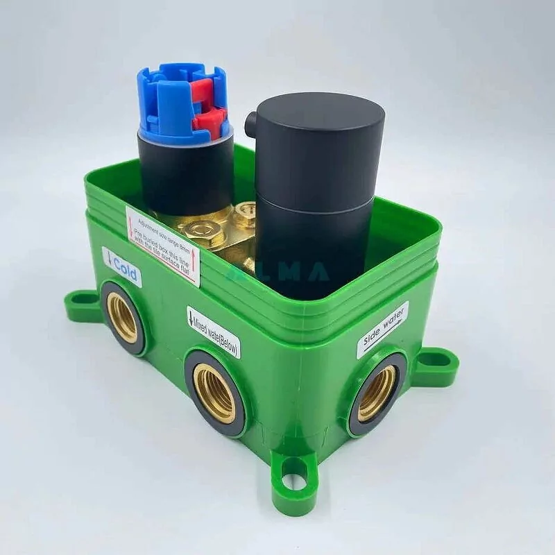 Душевой комплект ALMAes Weber TVZ-0808 черный матовый