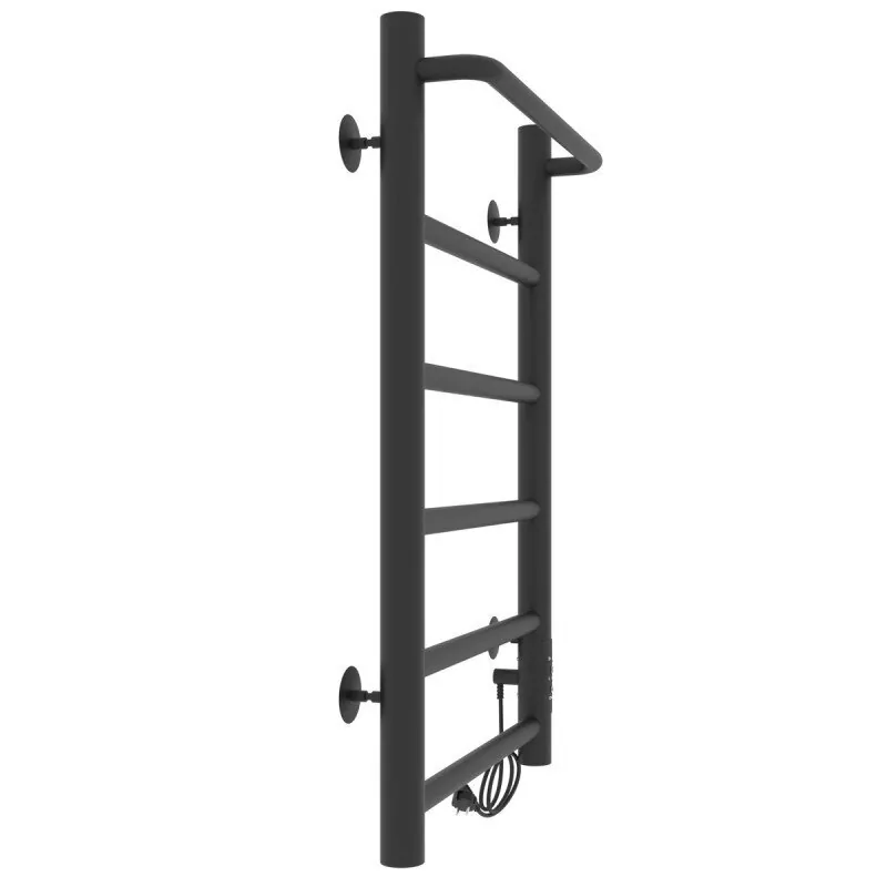 Полотенцесушитель электрический Laris Прайм ЧК 400х600 правый, черный матовый